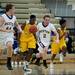 Dexter High School senior Brandon Bellottie drives up the court in the second half on Friday, Feb. 15. Daniel Brenner I AnnArbor.com